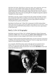 Bob Dylan Net Worth 2020 Age Height Weight Wife Kids Bio Wiki By Wigily Issuu