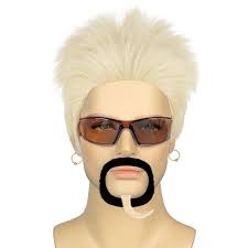 QACCF Mens Blonde Wig