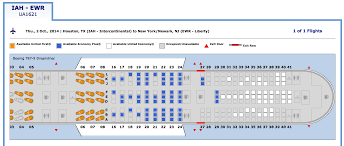 United Airlines Boeing 787 9 Seat Map Economy Class Beyond