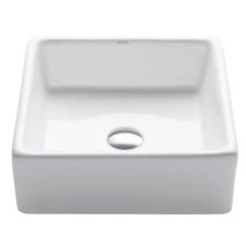 Maybe you would like to learn more about one of these? Square Vessel 15 Ceramic Bathroom Sink In White