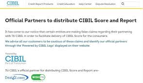 Cibil Score Check Free Cibil Credit Score Report Online