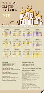 Calendar CreÈ™tin Ortodox 2019 SÄƒrbÄƒtori Religioase