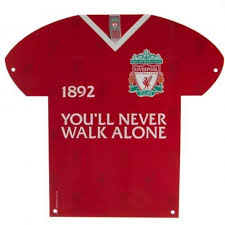Shop at the official online liverpool fc store for the latest season football shirts and kit, with fast worldwide delivery! Metal Liverpool Fc Shirt Sign Lfc Merchandise Online Football Gifts Shop