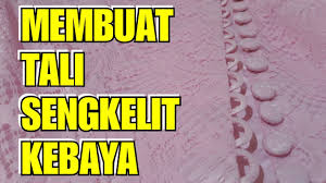 Jika berhijab, tambahkan manset berwarna kulit untuk menutupi semua bagian tubuh. Cara Membuat Tali Sengkelit Kebaya Youtube