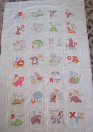 Cross Stitching A Baby Afghan Other Creative Endeavors The Greenleaf Miniature Community