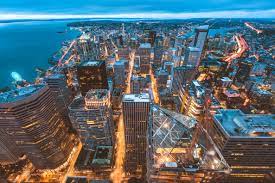 On a clear day, a visitor can see as far as 30 miles away. I Had No Idea The View From The Columbia Tower Looked Like This Seattlewa