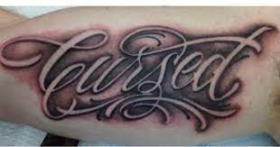 The different text fonts are all a part of the unicode standard which means that they're not like normal. Cursed Tattoo For Son Tattoo Styles Tattoo Lettering