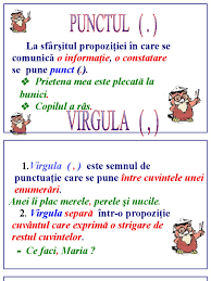 Una este virgula și cealaltă este cratima. Semnele De Punctuatie