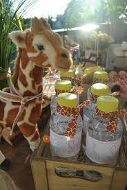 Sophie The Giraffe Baby Shower Party Ideas Photo 1 Of 27 Catch My Party Baby Shower Giraffe Giraffe Baby Shower Theme Baby Shower Drinks
