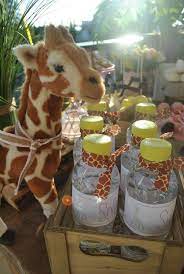 You can see how i set the table to coordinate with the invitation. Giraffe Baby Shower Ideas Online