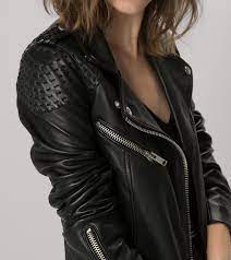 Maje Madone Lambskin Leather Jacket At Maje Us Leather Jackets Lambskin Leather Jacket