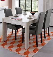 Salle A Manger Complete Couleur Chene Gris Gand 2 Table Salle A Manger Salle A Manger Complete Table A Manger Contemporaine
