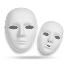 Paper Adult Unisex Costume Masks & Eye Masks for sale