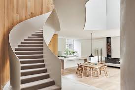 Firms Join Forces To Give Organic Form To A Family Villa In Melbourne Interior Design House Design Residential Interior