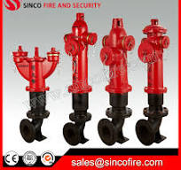 Outdoor Aboveground Fire Hydrant for Firefighting System
