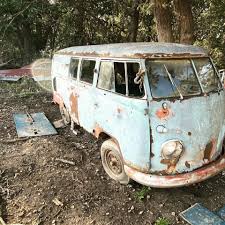 Image result for Dove Blue 1950 VW Bus