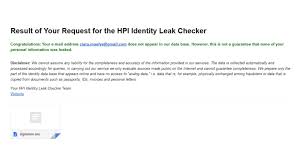 Vous aviez une ligne fixe : Identity Leak Checker Verifiez Si Son Mail Est Securise Apres Un Phishing