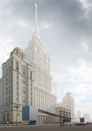 The hotel ukraina was actually designed by stalin despite the fact that he had no training in architecture. Three Finalists Announced For Moscow S Ukraina Hotel Entryway Competition Archdaily