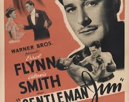 Gentleman Jim, 1942, B&W, Errol Flynn, Alexis Smith, VHS, B