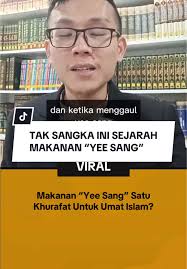 Asal Usul Makanan Yee Sang dalam Tahun Baru Cina