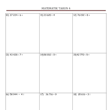 Hsp math tahun 4 jan2012. Soalan Penyelesaian Masalah Darab Matematik Tahun 2 Selangor U