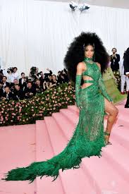 Astoundingly embellished with rhinestone and crystal beadwork on metallic embroidery, this gown shows an illusion jewel neckline that leads to a cutout over a sweetheart bodice. 10 Best Dressed Celebrities At Met Gala 2019