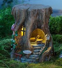 Ideas Rusticas De Decoracion Con Troncos De Arboles Casas En Los Arboles De Hadas Jardineria De Hadas Jardin De Hadas
