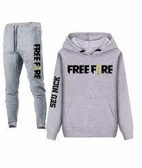 Red polyester fire safety jacket, size: Buy Garena Free Fire Battle Royal Tracksuit Usajacket