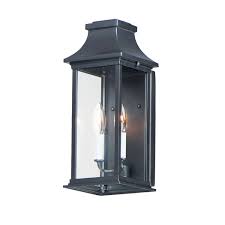 Maxim Lighting International Vicksburg Black 7 Inch Two Light Outdoor Wall Mount 30025clbk Bellacor