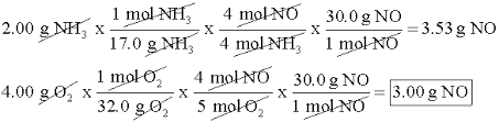 Stochiometry Limiting Reactant