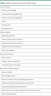 Image result for Acute Vision Loss