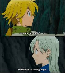 Meliodas, hawk et elizabeth se rendent dans une forêt terrifiante où meliodas tente le tout pour le tout pour obtenir des informations. Meliodas And Elizabeth Seven Deadly Sins Anime Elizabeth Seven Deadly Sins Anime Shows