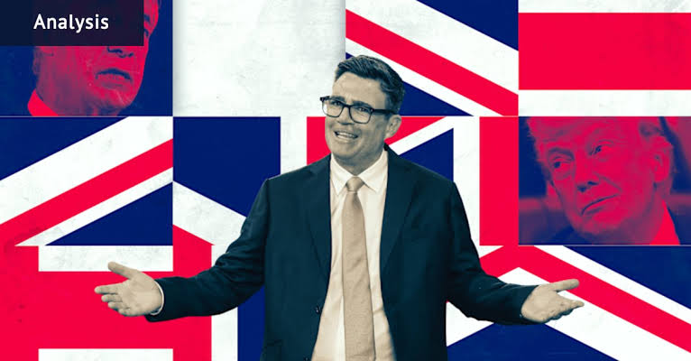 Wannabe British PM Andy Burnham needs to arrest the march of Nigel Farage  and do a deal with Donald Trump