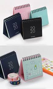 2021 Mini Calendar 4colors Desk Calendar Simple Calendar Colorful Calendar 2021 Calendar Calendar 2021 Desk Accessories Decor In 2020 Mini Calendars Desk Calendar Simple Desk Calendar Design