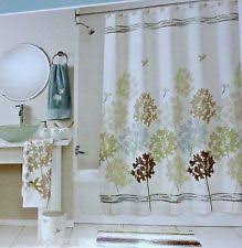 Free Spirit Garden Pond Embroidered Hummingbird Fabric Shower Curtain New Shower Curtain Curtains Fabric Shower Curtains