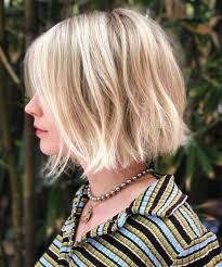 Delicate Chin Length Blunt Bob Haircuts 2020 For Women To Consider Right Now Full Dose Baby Blonde Hair Bob Haircuts For Women Blonde Bob Haircut