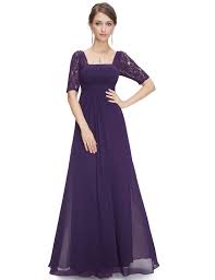 Half Sleeve Empire Waist Evening Dress Pretty Prom Dresses Empire Waist Evening Dress Evening Dresses With Sleeves