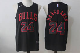 Black And Red Basketball Jersey Lauri Markkanen 24 Chicago Bulls Nike 2017 Nba Draft 1 Pick Replica Jersey Red Black Nba Jersey Chicago Bulls Athletic Tank Tops