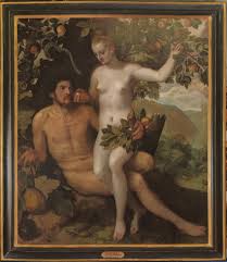 Frans Floris, Adam and Eve, c.1560. Oil on panel. 176 × 44 centimeters....  | Download Scientific Diagram
