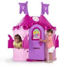 The list below collects 75 playhouse design plans that you can build yourself. Ecr4kids Junior Princess Palace Playhouse Pink Castle Play House Indoor Or Outdoor Play Target