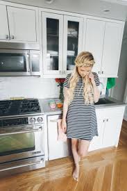 The variation barefoot and pregnant in the kitchen has been associated with the phrase kinder, küche, kirche (translated children, kitchen, church), used under the german empire to describe a woman's role in society. Life Is Good Amber Fillerup Clark