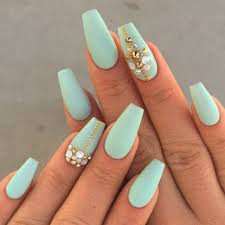 Žiaľ, taký je aj láčik s názvom aqua green. Acrylic Nails Aqua Green Your Reference For All Things Nails