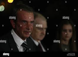 left to right) Helen Scott's brother Kevin Scott, father Morain Scott and  niece Aimee Scott talk to the press after Angus Sinclair was found guilty  of raping and murdering Helen and Christine