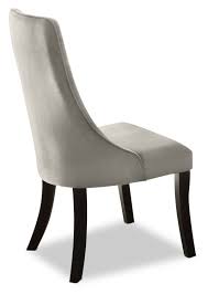 L 22.5 * w 20 * h 29.5 inch 4 chairs, 1 table & glass made of metal powder coated & pvc rattan, 6 mm tempered glass, eco friendly glass edge. Dandelion Side Chair Grey Leon S