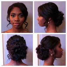 Also, a little piece of advice. Wedding Day Hair Black Bridesmaids Hairstyles Natural Hair Wedding Black Brides Hairstyles