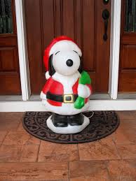 Reserved Large 32 Snoopy Santa Blow Mold Etsy Holiday Yard Decorations Blow Molding Christmas Inflatables