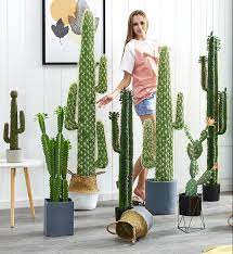 In this post, we will talk about different best and worst this is because cacti's roots are often not too long, and if planted in a large container, they will stay in the middle of it. Large Artificial Cactus Nordic Simulation Plant Green Indoor Fake Green Plant Pot Artificial Plants Aliexpress