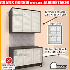 Review kitchen set rumah subsidi secara lengkap dan detail, harga kitchen set sendiri waktu bikin rp. Jual Kitchen Set 2 Pintu Terbaru Lazada Co Id