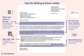 26 Tips For Writing A Cover Letter Writing A Cover Letter Application Letters Cover Letter