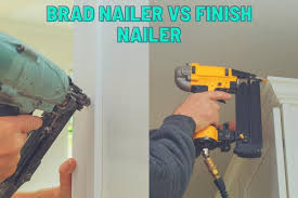The insertion point made by brad nailer is small, and may not require wood putty to touch it up. Brad Nailer Vs Finish Nailer Which Is Best For My Projects Tooltoaction